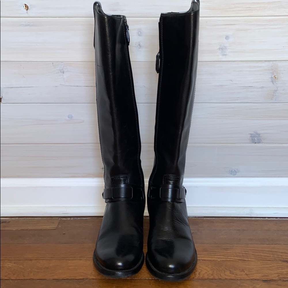 Tory Burch black leather boots